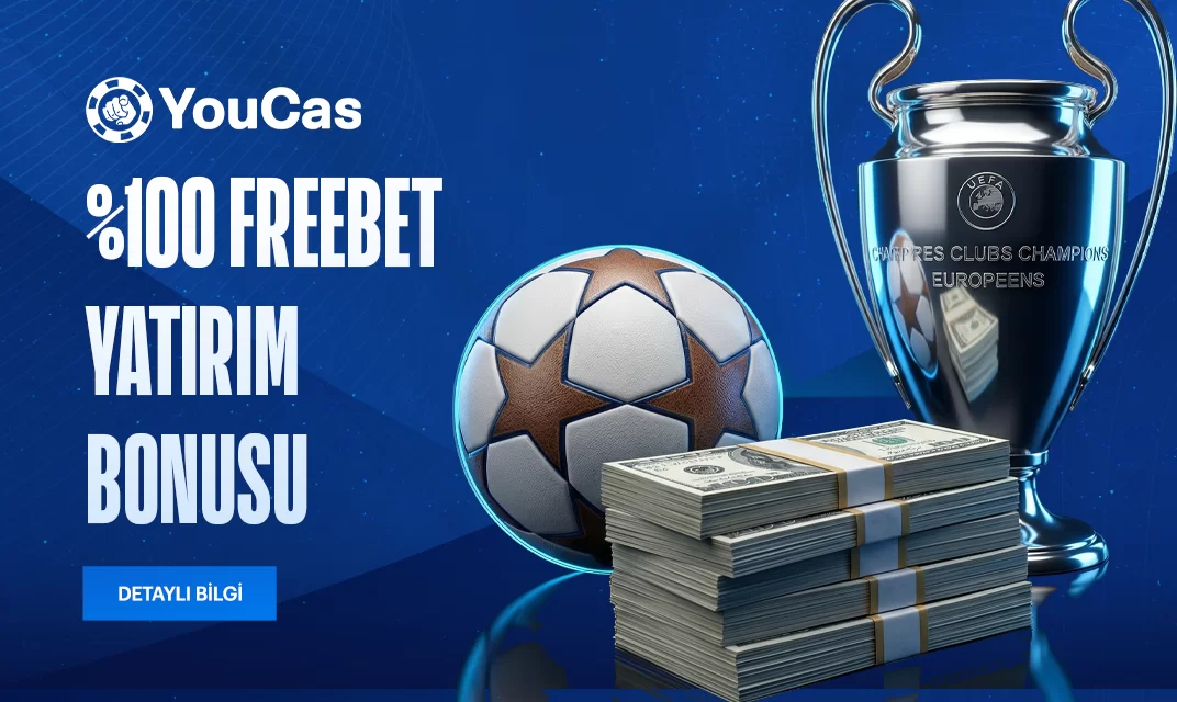 YouCas gol keyfinde freebet